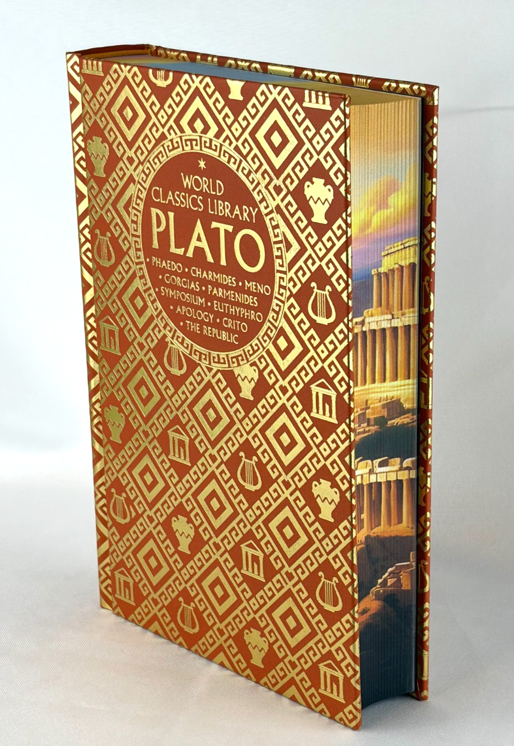 Plato - The Republic & Dialogues of Socrates Deluxe Sprayed Edges Classic *New*