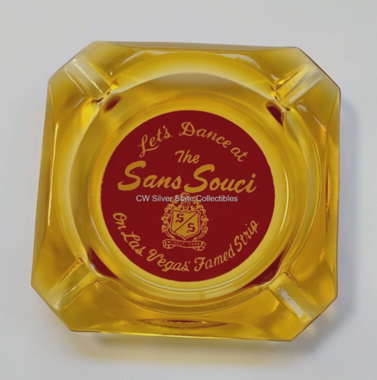 ca. 1950's-60's Lets Dance at the Sans Souci Hotel Casino Ashtray Las Vegas NV ca. 1950's-60's Lets Dance at the Sans Souci Hotel Casino Ashtray Las Vegas NV