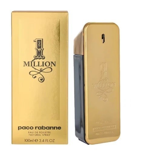 1 Million by Paco Rabanne Eau De Toilette Men's 3.4 oz Spray New & Sealed
