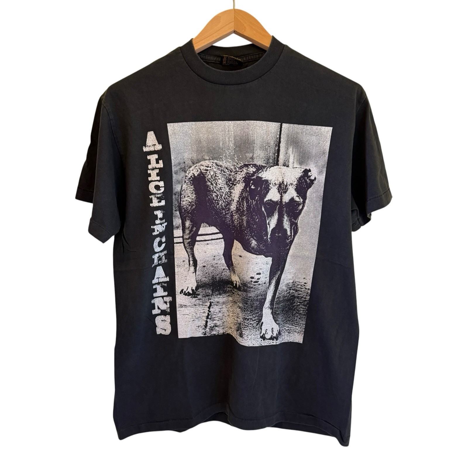 Vintage 1995 Alice In Chains Tripod Dog Sz L RARE Single Stitch T-Shirt REPRINT