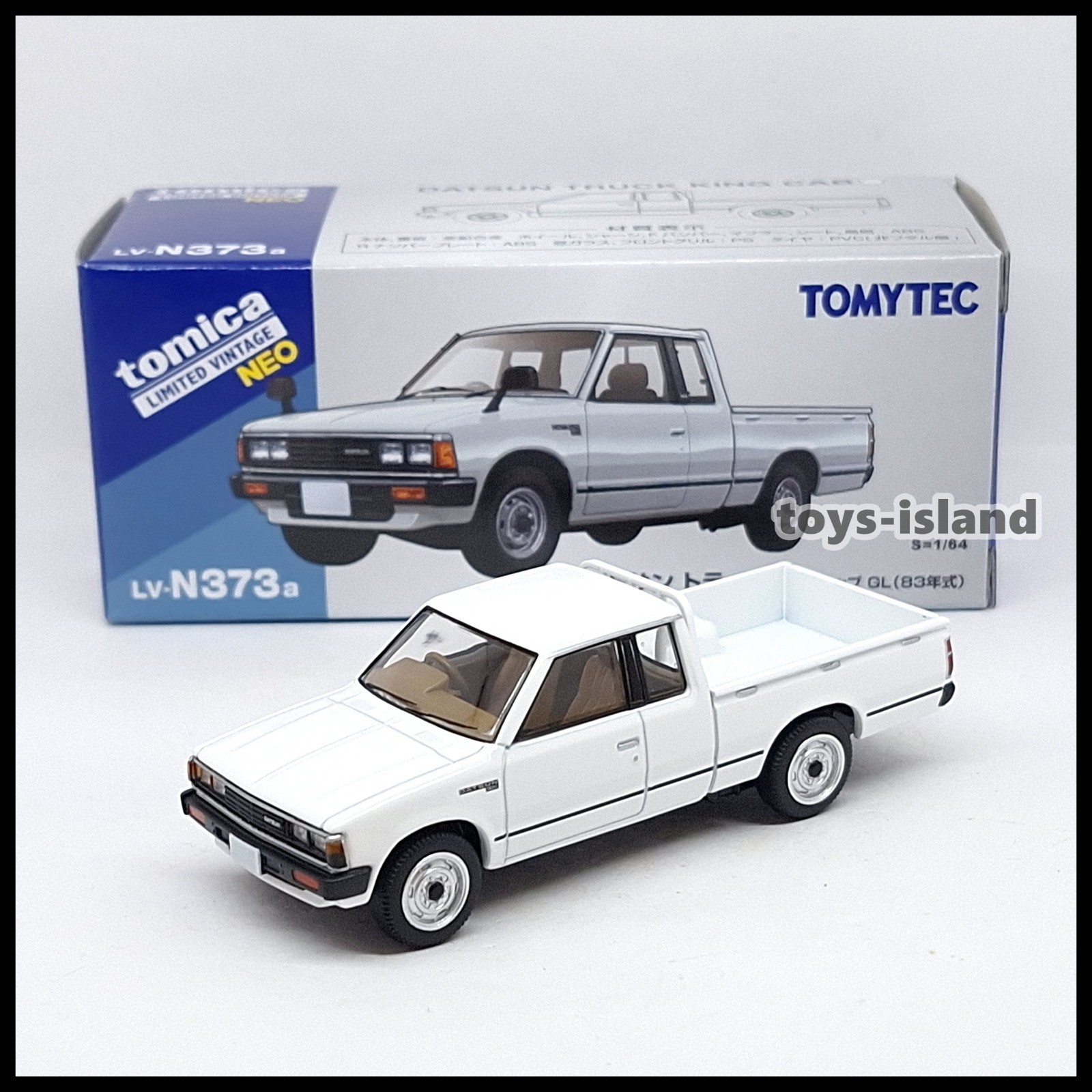 Tomica Limited Vintage NEO LV-N373a DATSUN TRUCK King Cab GL 83 1/64 TOMYTEC New Tomica Limited Vintage NEO LV-N373a DATSUN TRUCK King Cab GL 83 1/64 TOMYTEC New
