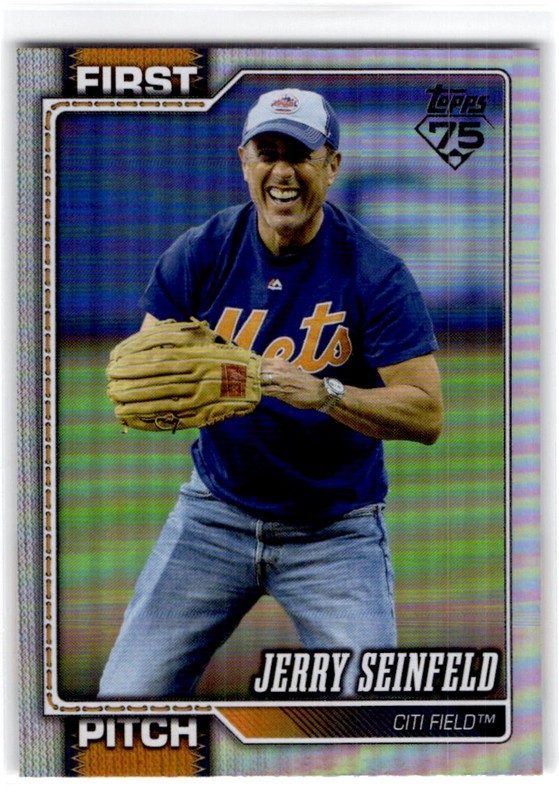 2026 Topps First Pitch Jerry Seinfeld #FP-10 QTY 2026 Topps First Pitch Jerry Seinfeld #FP-10 QTY
