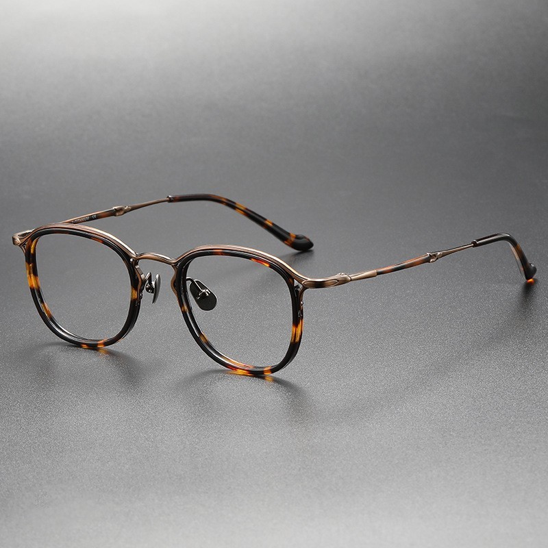 Vintage Round Reading Glasses Pure Titanium Acetate Readers Men Women Eyeglasses Vintage Round Reading Glasses Pure Titanium Acetate Readers Men Women Eyeglasses