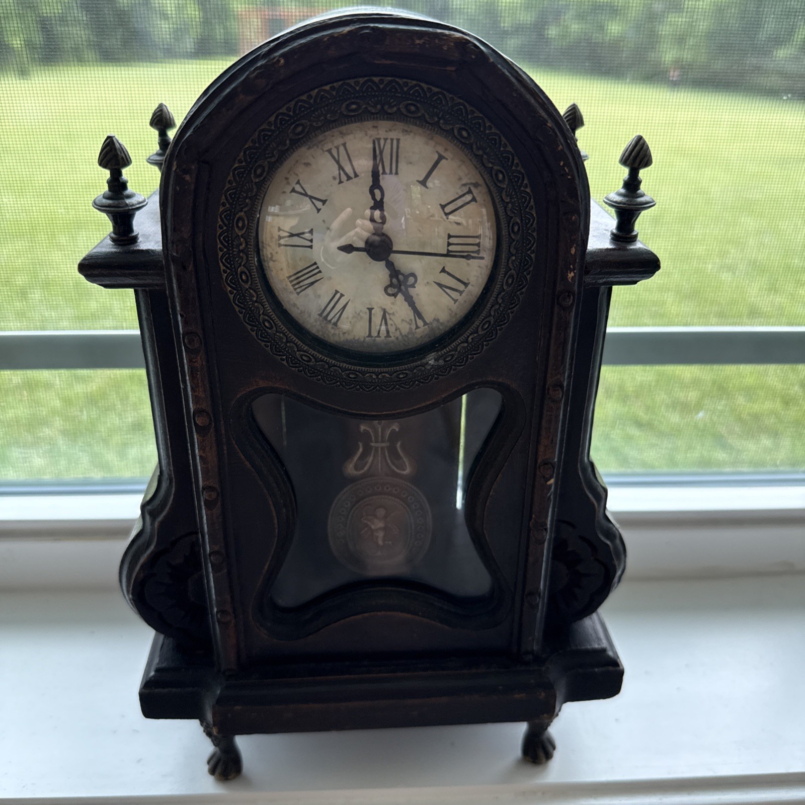 Victorian Style Mantel Clock Rare Remake 