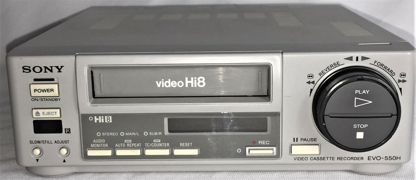 Sony Hi8 / 8mm pro vcr EVO-550H rc time code  just service , full warranty VTR