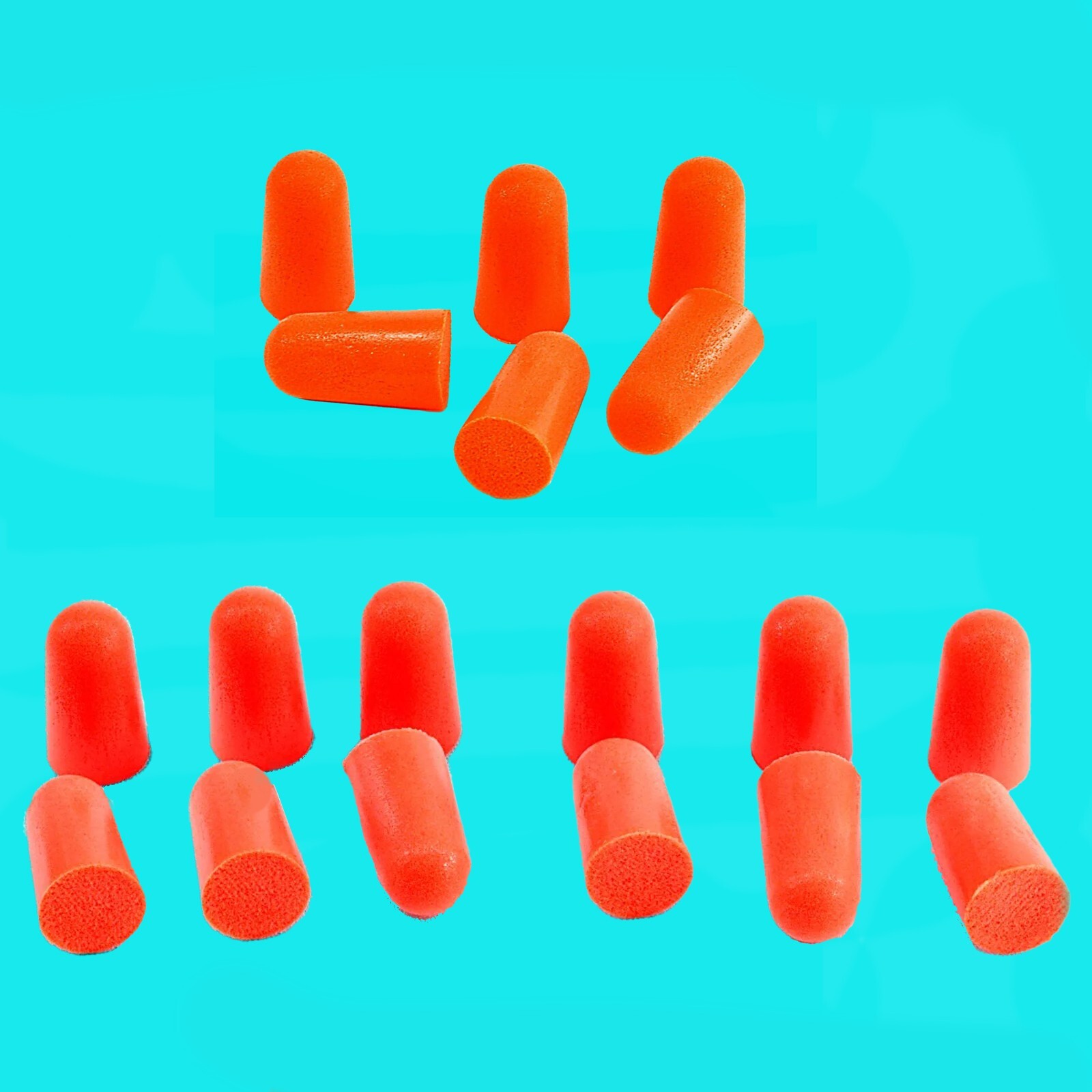 18 Orange plugs toy gun barrel safety plugs allow the sale of cap guns 18 each