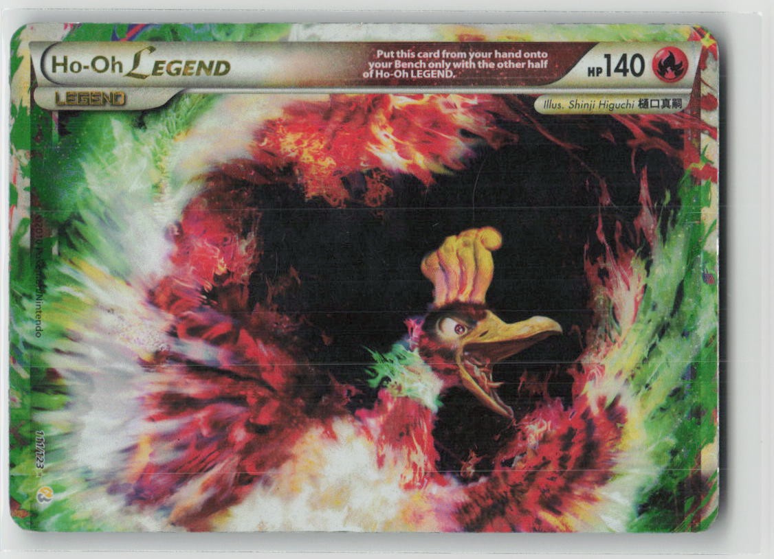 Ho-Oh Legend (Top) Holofoil HeartGold SoulSilver [HS - 111/123] Pokemon HP