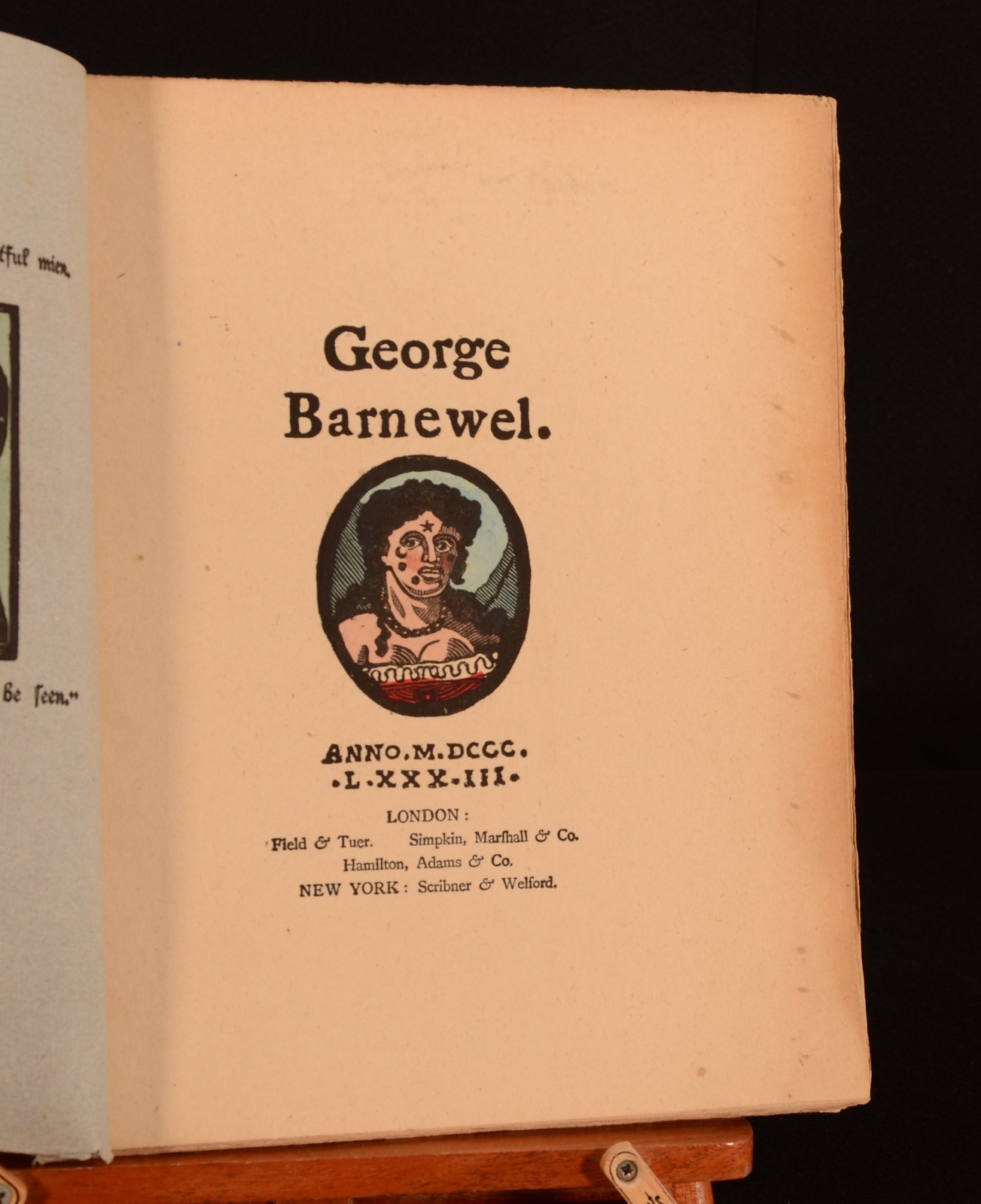 1883 2vol Crawhall Chap Book George Barnewel John and Joan Very Scarce First Ed