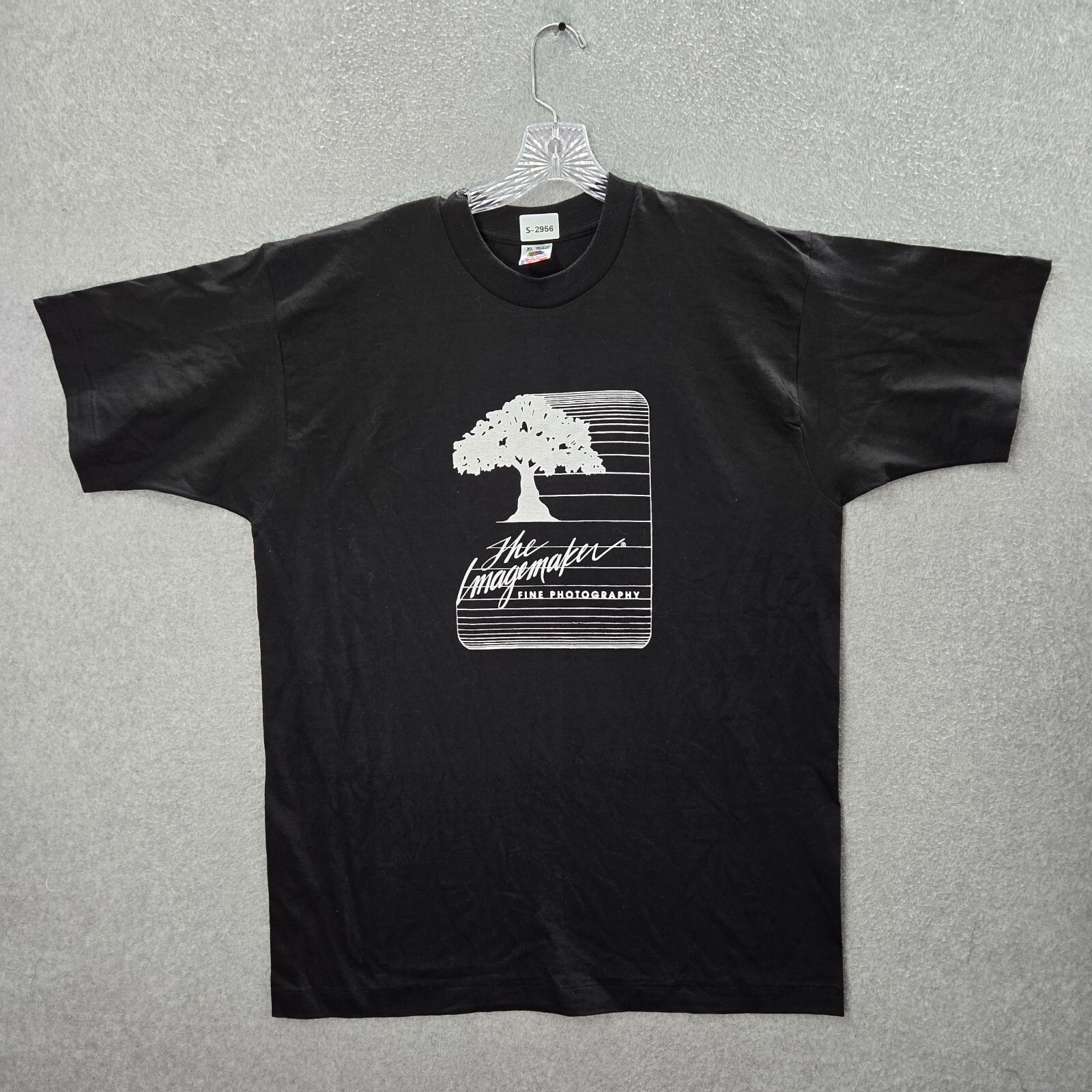 VINTAGE The Image Maker Men Shirt XL Black Lookin Good Single Stitch Tee