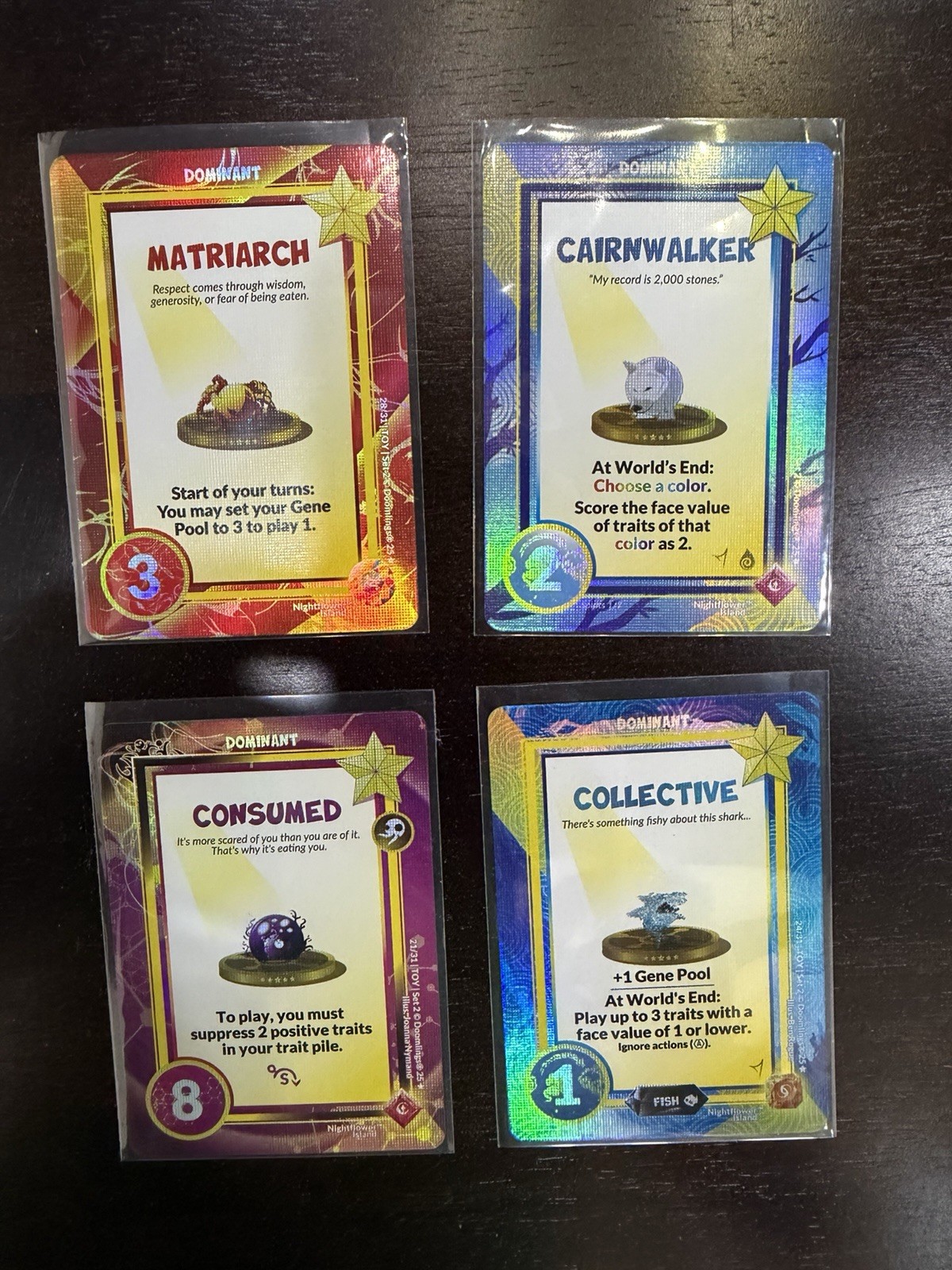 Doomlings - 4 Toys - Night flower Island 1st Ed Foil NM - Straight From Pack Doomlings - 4 Toys - Night flower Island 1st Ed Foil NM - Straight From Pack