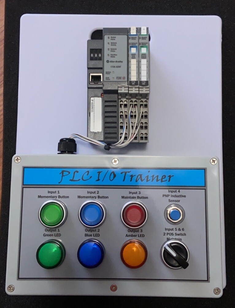 Allen-Bradley Point I/O PLC Trainer 1734-ANET, For ControlLogix, CompactLogix. Allen-Bradley Point I/O PLC Trainer 1734-ANET, For ControlLogix, CompactLogix.