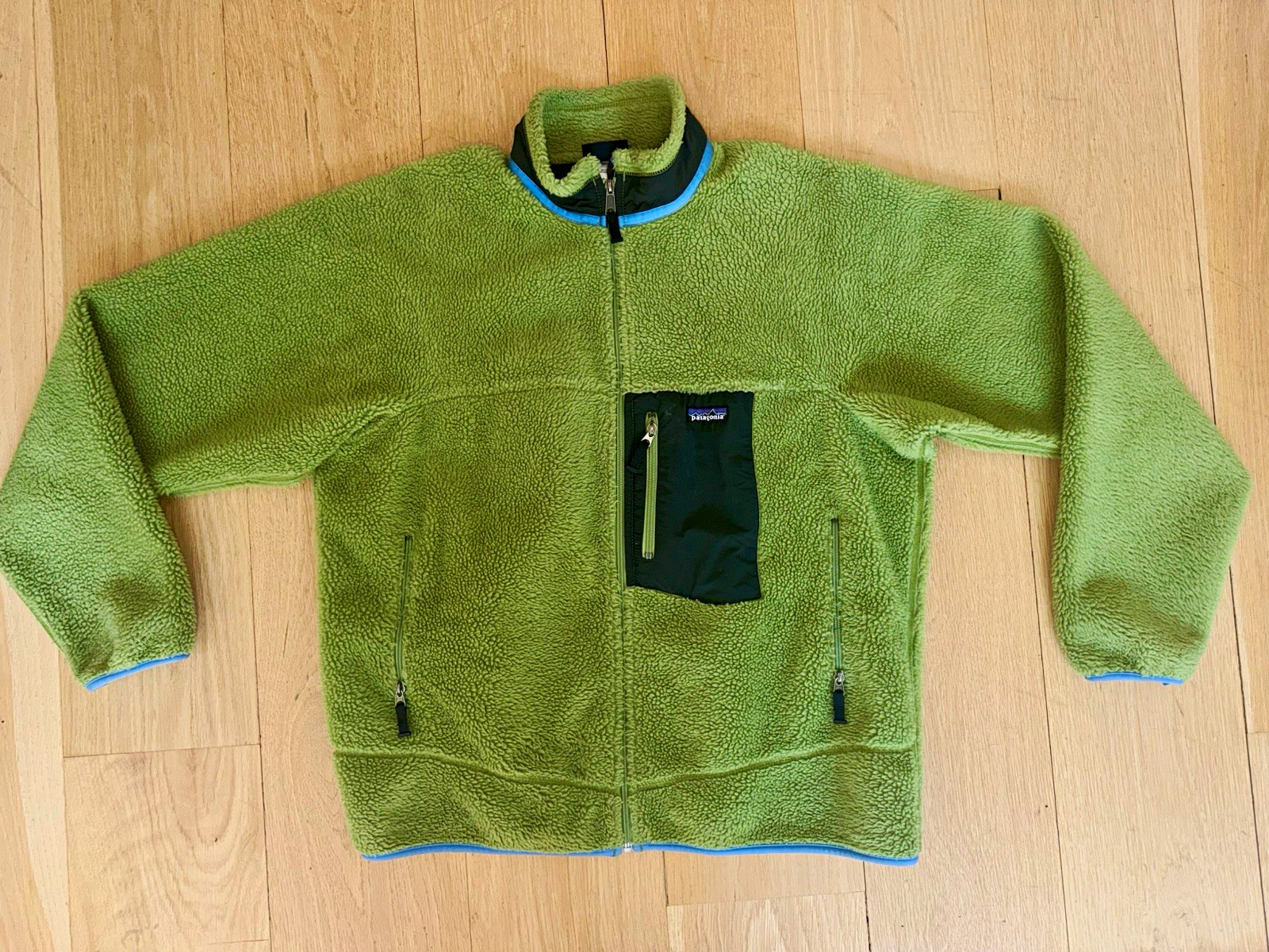 Vintage 2006 Patagonia Classic Retro-X Fleece Jacket Sprout Green XL Rare Clean