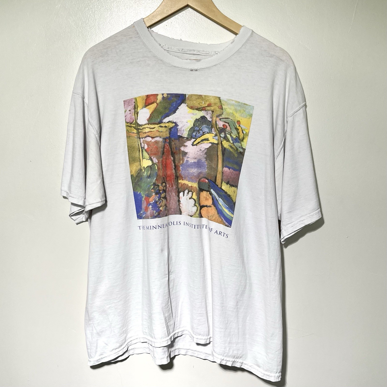 Vintage 90s Minneapolis Institute Of Arts Kandinsky Painting T-Shirt Size XL Vintage 90s Minneapolis Institute Of Arts Kandinsky Painting T-Shirt Size XL