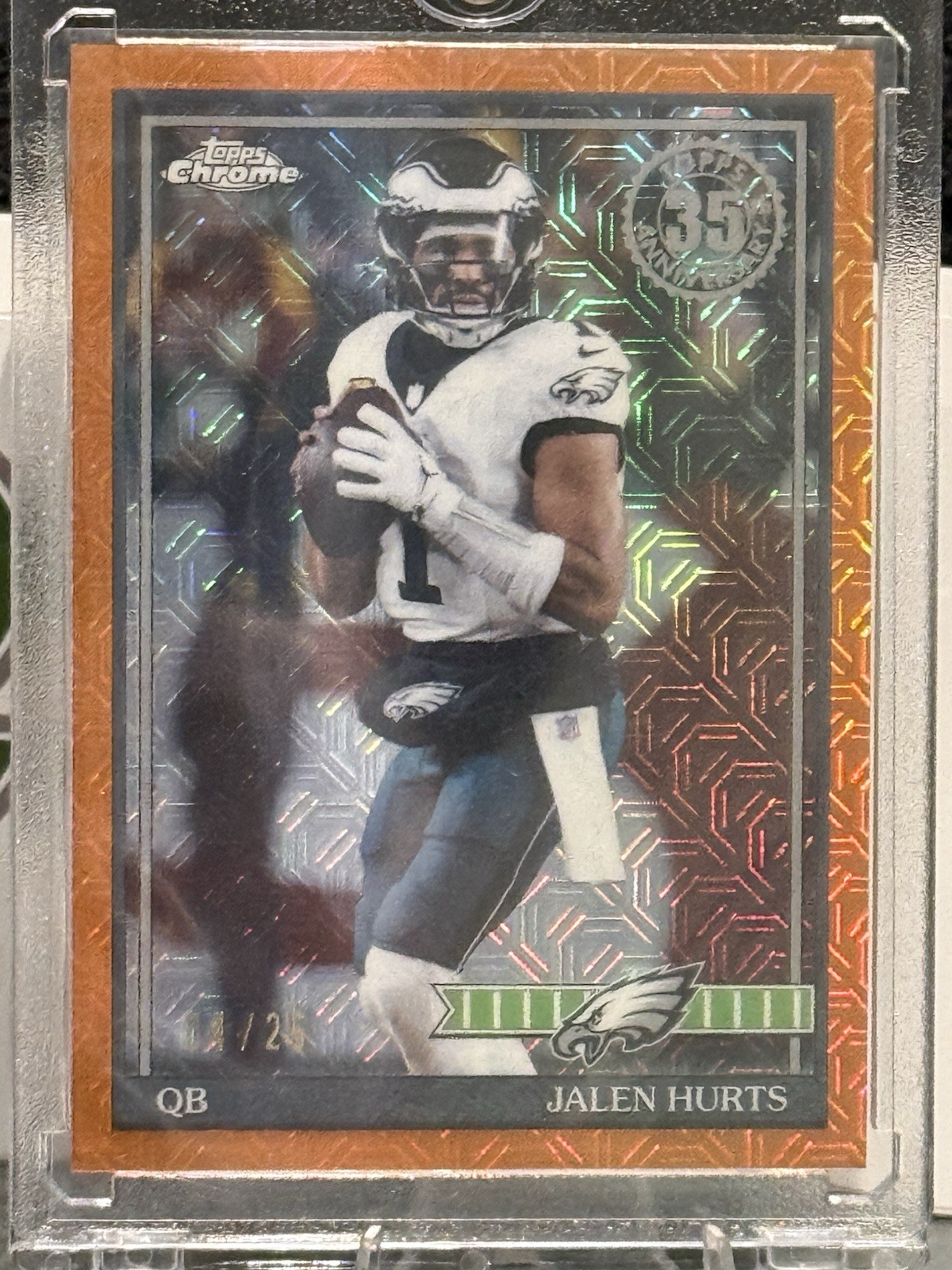 2026 Topps Flagship Orange Mojo Jalen Hurts /25 Eagles 🦅🔥 SSP