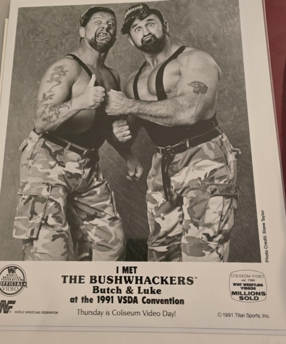 WWF Bushwhackers 8X10 Promo Photo 1991 Titan Sports WWF Bushwhackers 8X10 Promo Photo 1991 Titan Sports