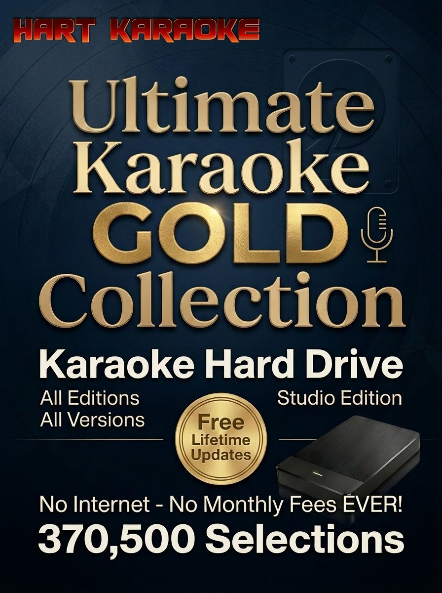 Professional Studio Karaoke Player Collection - USB Hard Drive Lifetime Updates