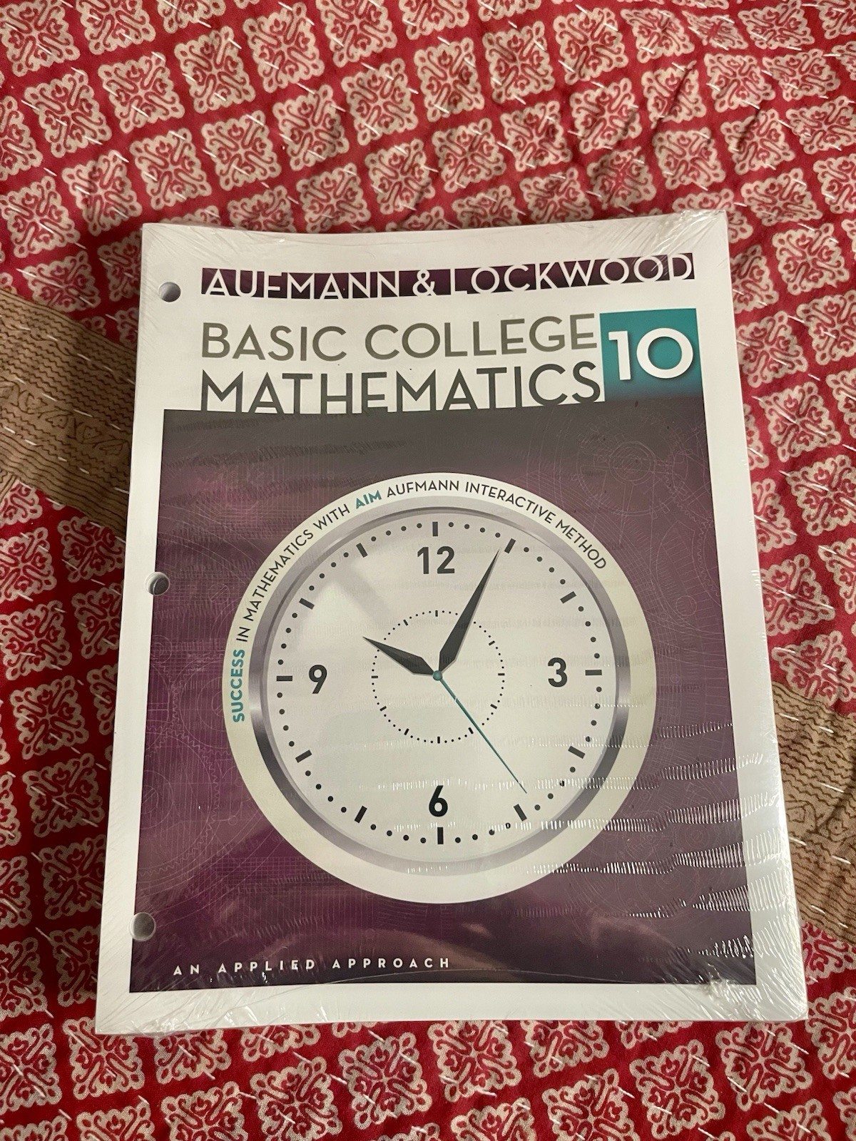 Basic College Mathematics: An Applied Approach (10th Edition) New Sealed