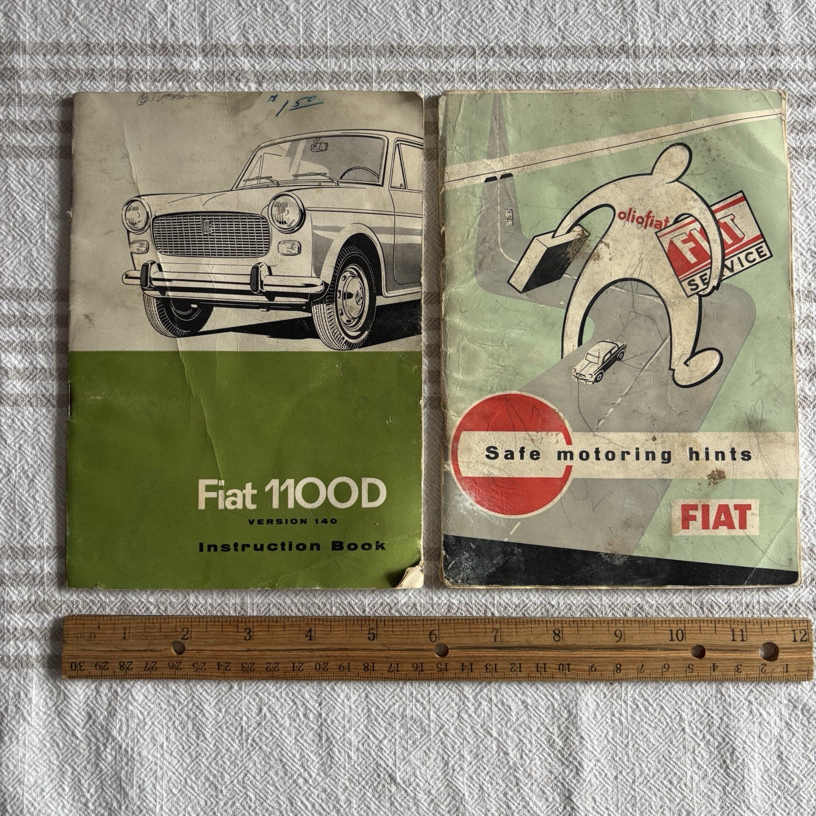 FIAT 1100D Version 140 (1963) Complete Owner's Manuals - Includes All Fold-Outs FIAT 1100D Version 140 (1963) Complete Owner's Manuals - Includes All Fold-Outs