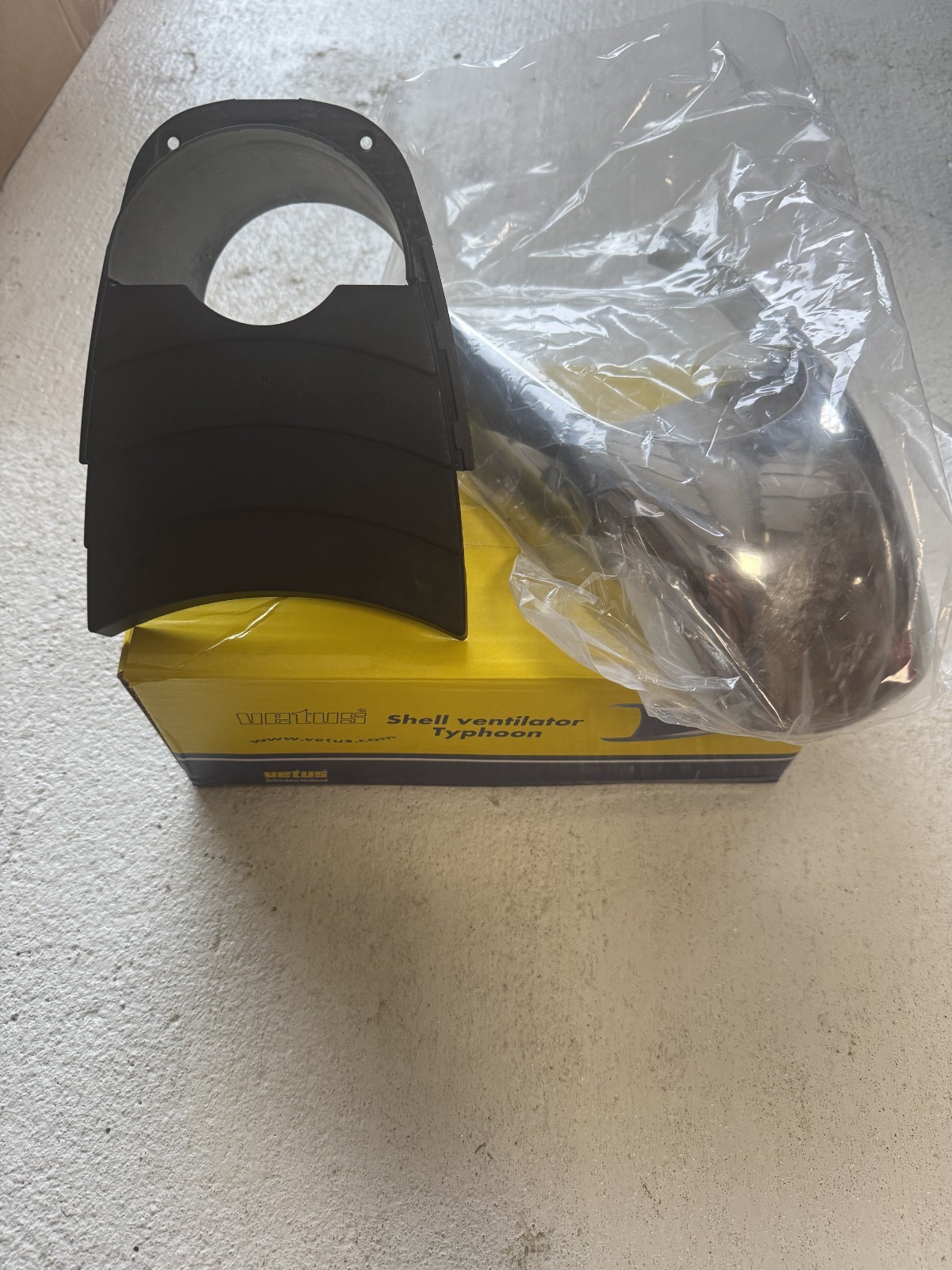 Vetus Typhoon Stainless Steel Shell Ventilator Marine Vent NEW 