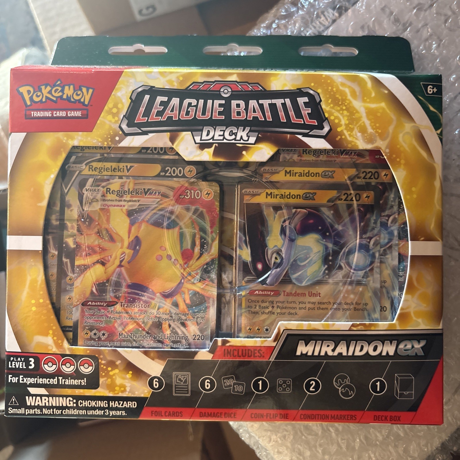 Pokemon Miraidon ex League Battle Deck Box Sealed New