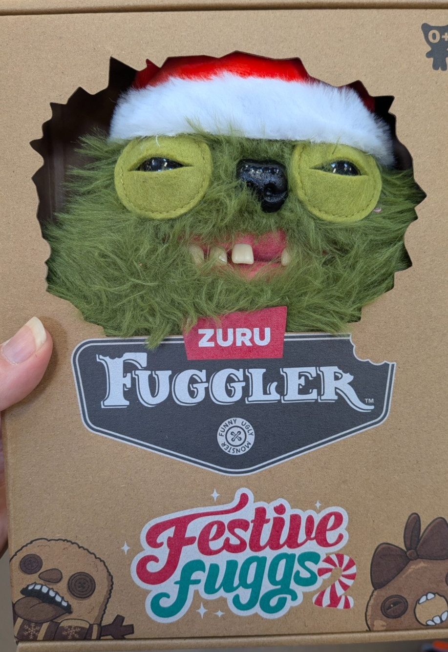 Fuggler Festive Santa Fuggs Sasquinch 9-Inch Plush Funny Ugly Monster Zuru Fuggler Festive Santa Fuggs Sasquinch 9-Inch Plush Funny Ugly Monster Zuru
