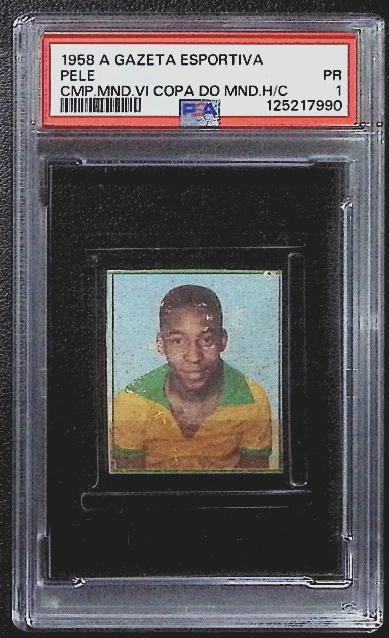 1958 A Gazeta Esportiva * PELE * Campeao Mundial Vi Copa Do Mundo ROOKIE * PSA 1 1958 A Gazeta Esportiva * PELE * Campeao Mundial Vi Copa Do Mundo ROOKIE * PSA 1
