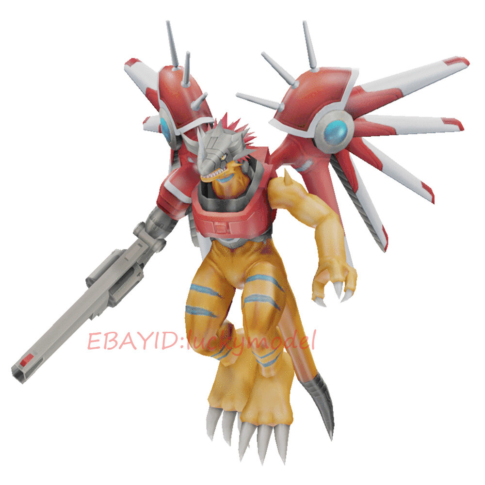 Unpainted Digimon Rize Greymon GK Resin GARAGE KIT FIGURES Model In Stock Unpainted Digimon Rize Greymon GK Resin GARAGE KIT FIGURES Model In Stock