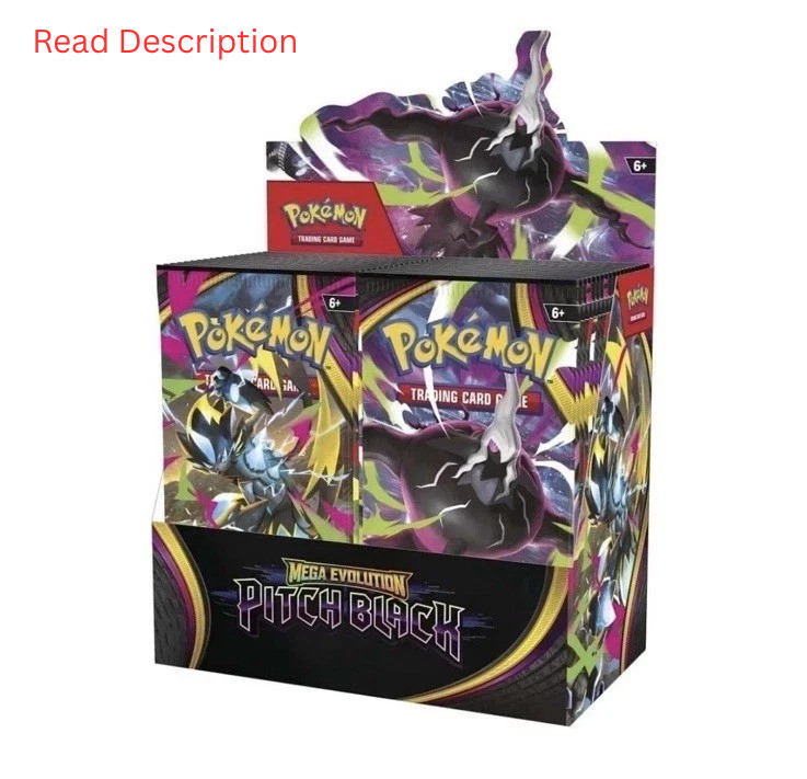 Pokemon Mega Evolution Pitch Black Booster Box Sealed*