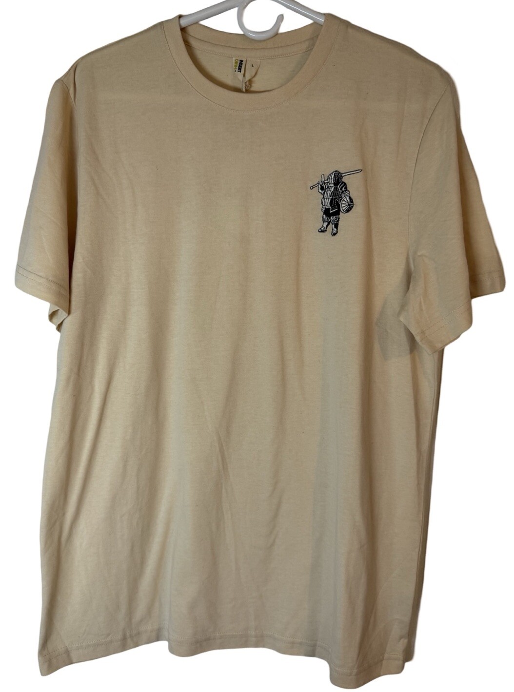 NWT Insert Coin Shirt Mens Large Off-White Graphic Knight Limited Edition Gamer