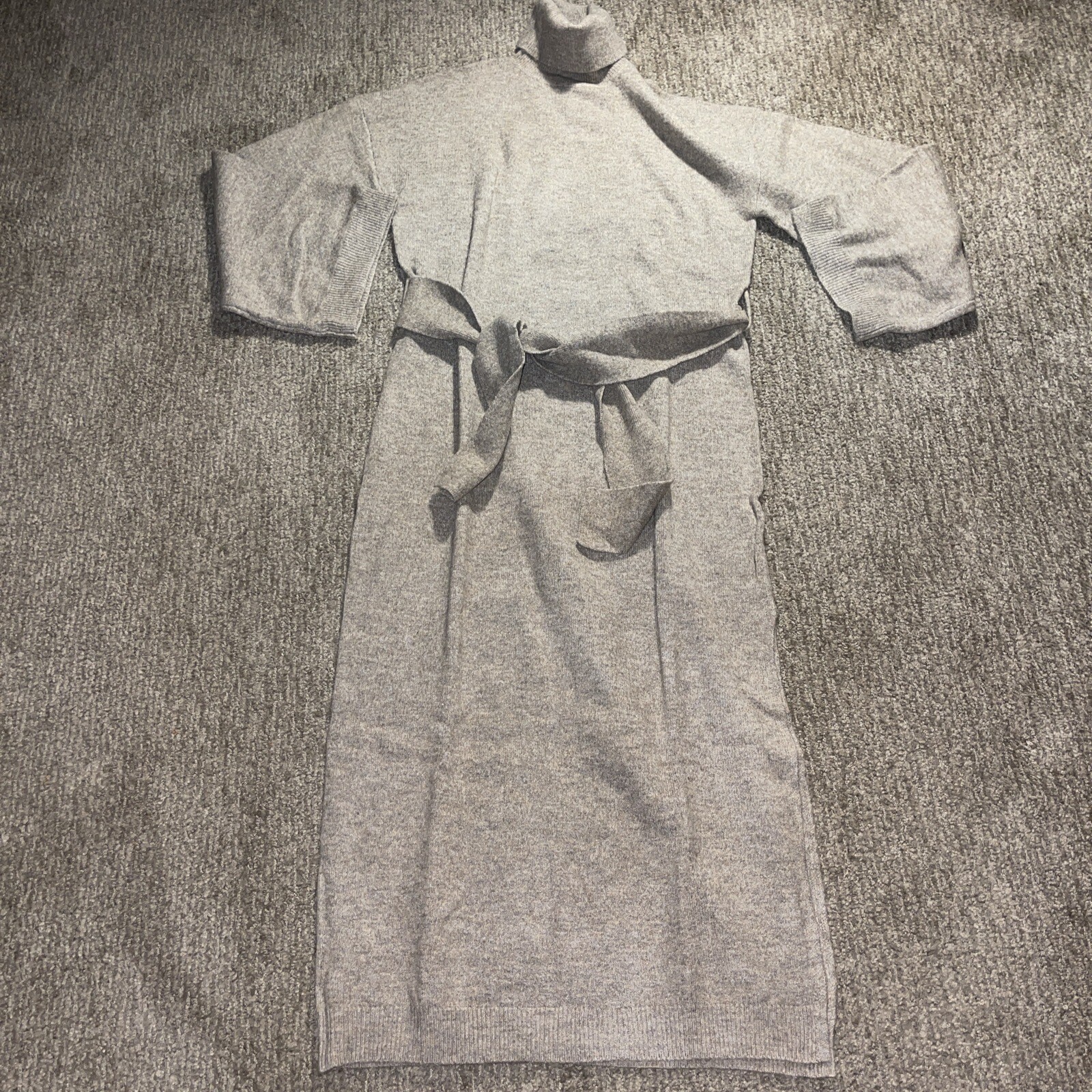 Pretty Lavish Jayda Knit Roll Neck Midaxi Dress XS