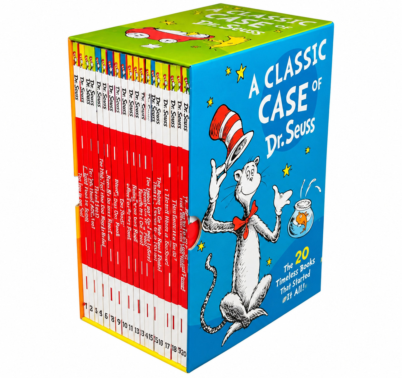 Dr Seuss Classic Collection 20 Books Box Set Complete Childrens Story Book