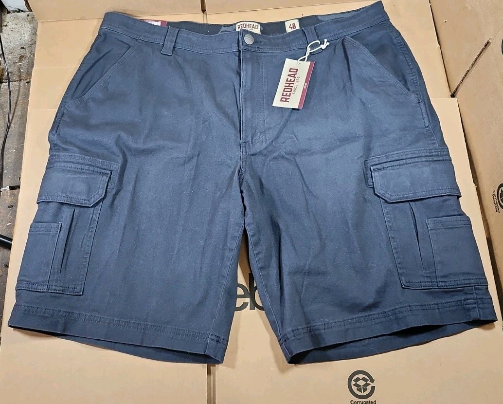 RedHead Fulton Cargo Shorts Navy Classic Fit Men 40 NWT RedHead Fulton Cargo Shorts Navy Classic Fit Men 40 NWT