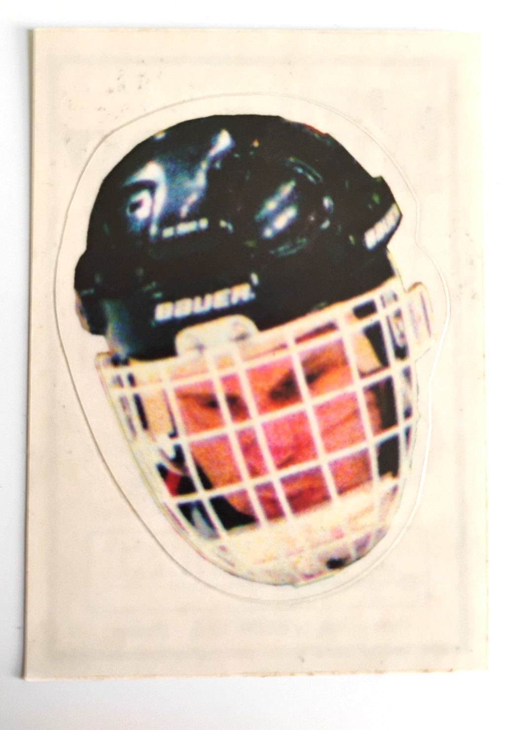 98 99 PANINI HOCKEY STICKER MASK DOMINIK HASEK #19