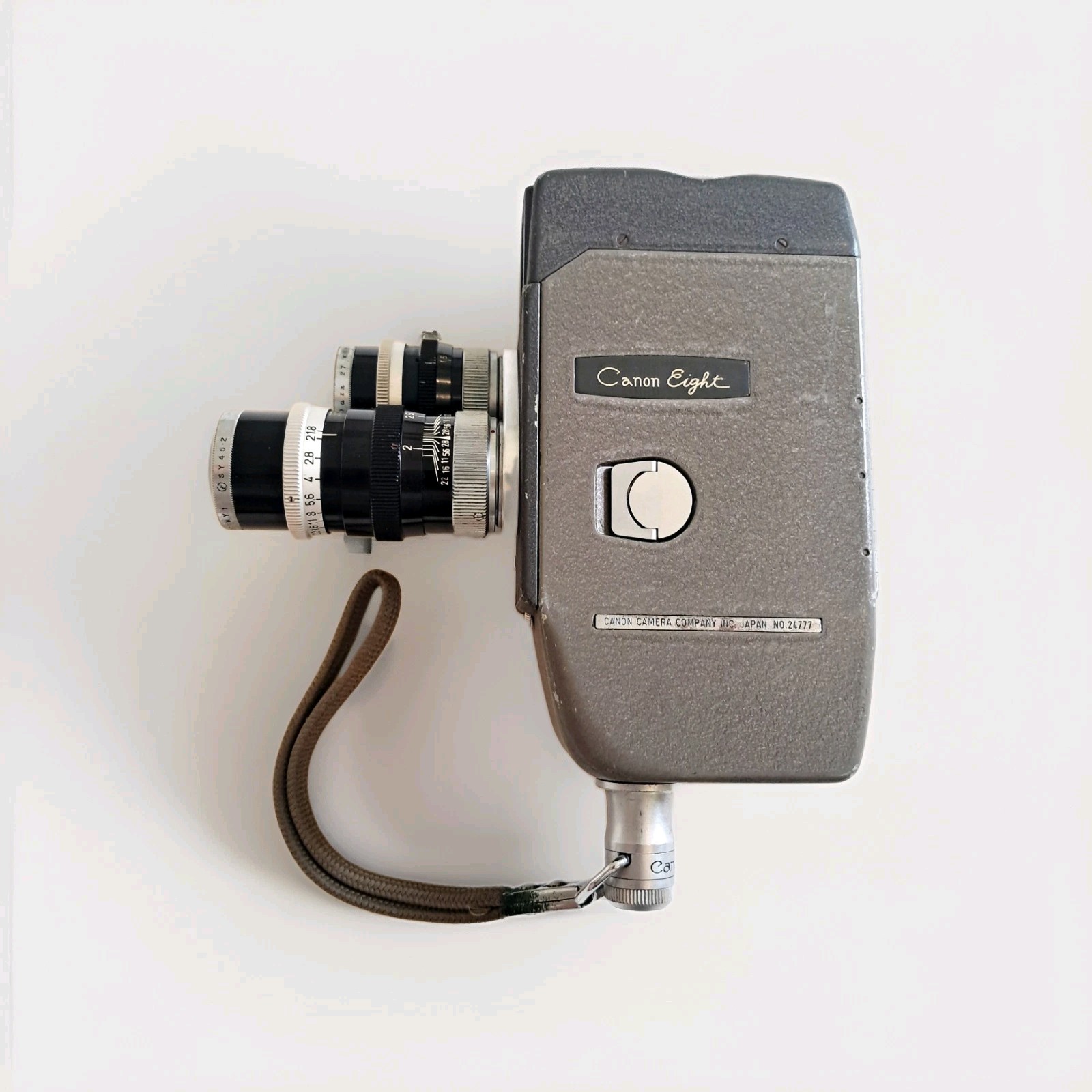 Vtg Canon Cine 8-T Standard 8mm Movie Camera & 2 Lenses 13mm 38mm Mechanism...