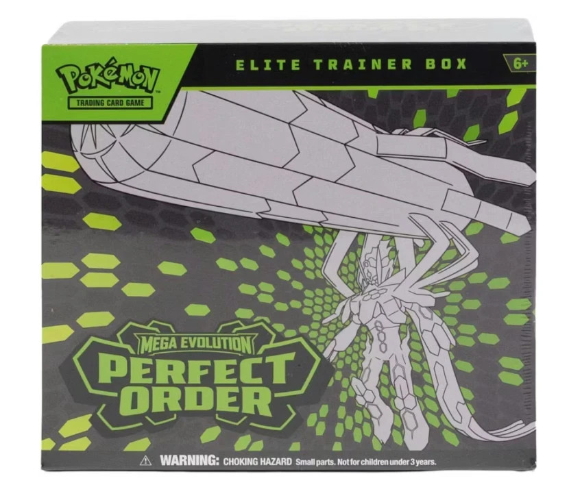 Pokemon Mega Evolution: Perfect Order Elite Trainer Box Factory Sealed