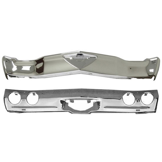 1971-72 Chevelle Front and Rear Bumpers Kit