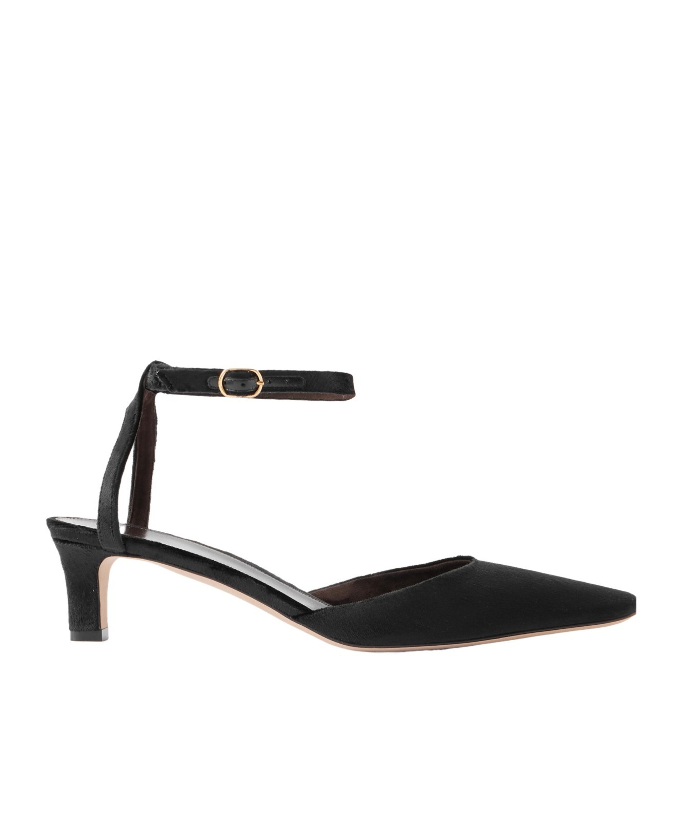 The Row Carla Ankle Strap Pump Black  - Size  US 8 EU 38