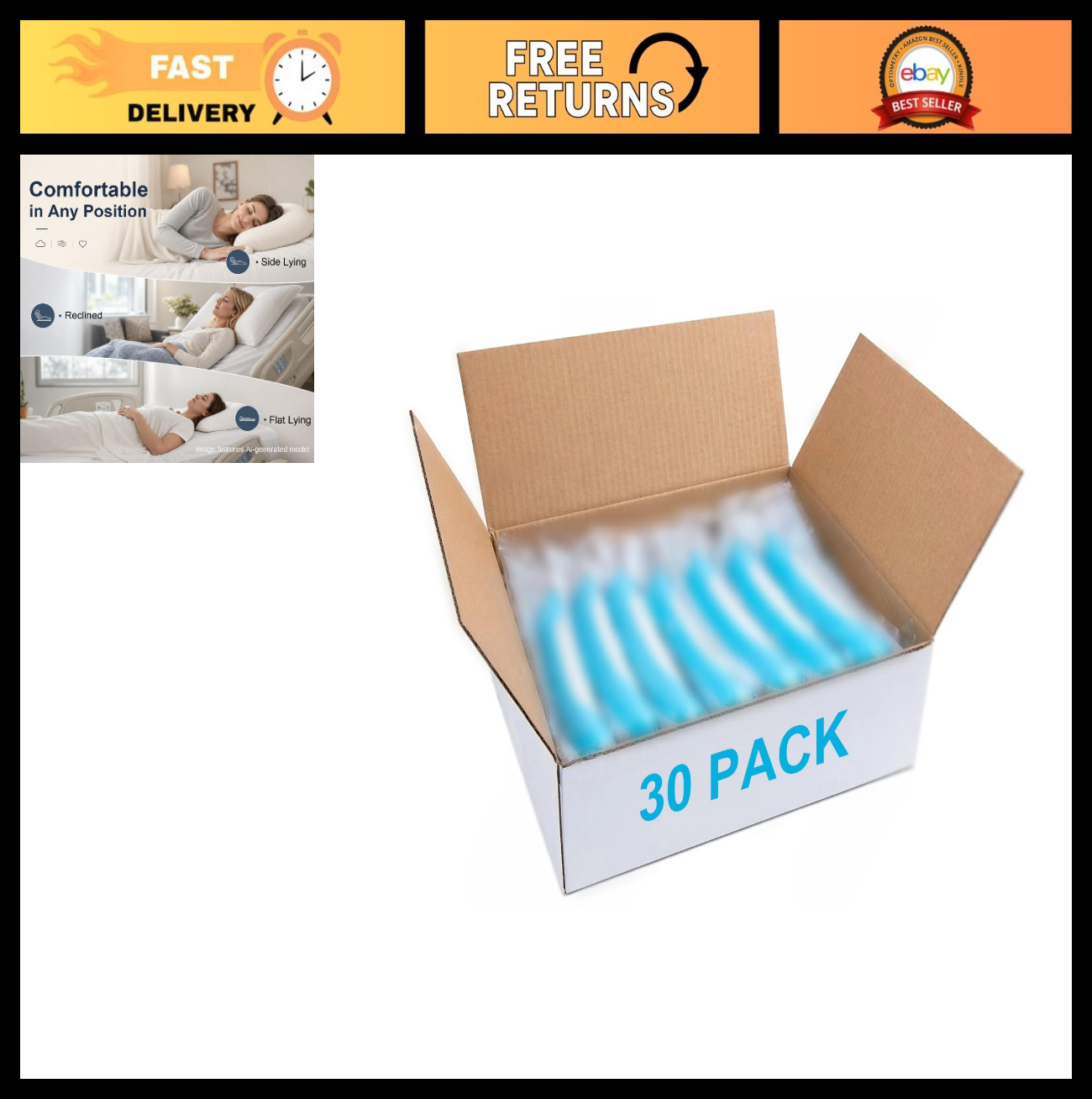 30 Pack Soft Flexible Female Care Device - Comfortable & Discreet Design 30 Pack Soft Flexible Female Care Device - Comfortable & Discreet Design