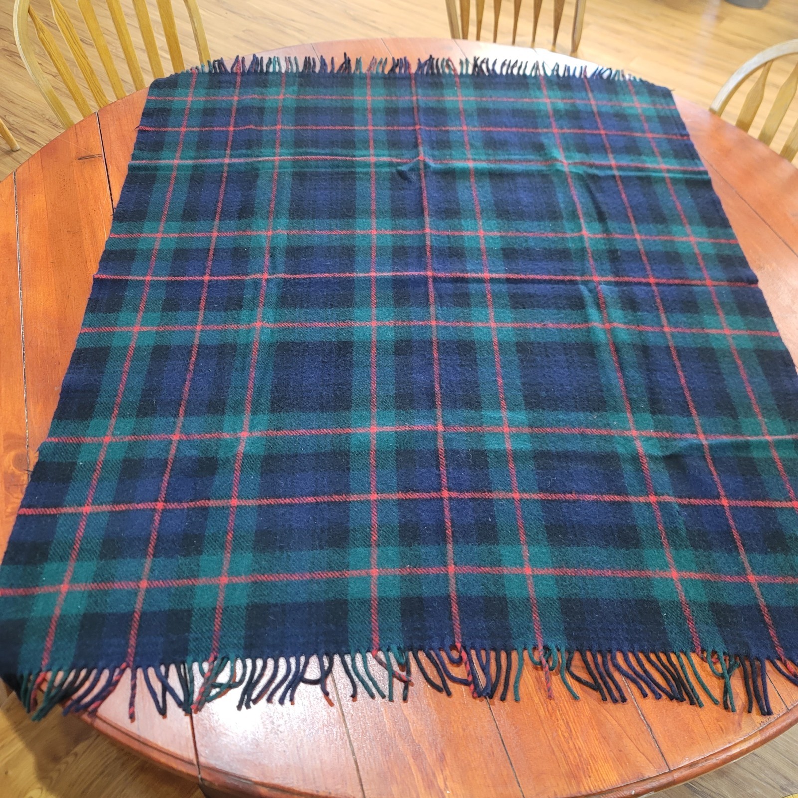 Vintage Highland Home Industries All Wool Blanket Scotland Murray Of Atholl... Vintage Highland Home Industries All Wool Blanket Scotland Murray Of Atholl...