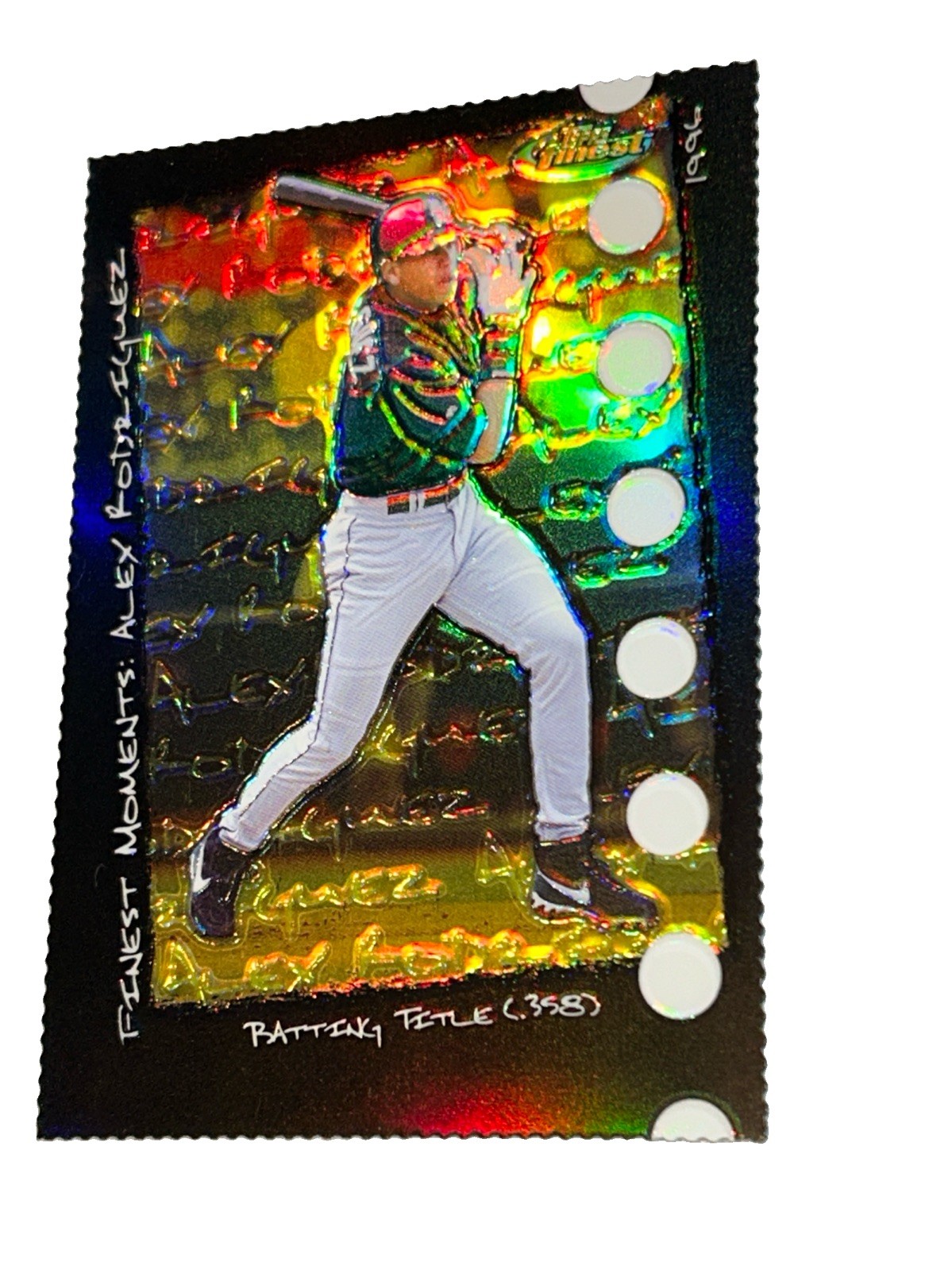 2005 Topps Finest  Moments Refractor Alex Rodriguez #FAM16 /190 Holochrome Rare