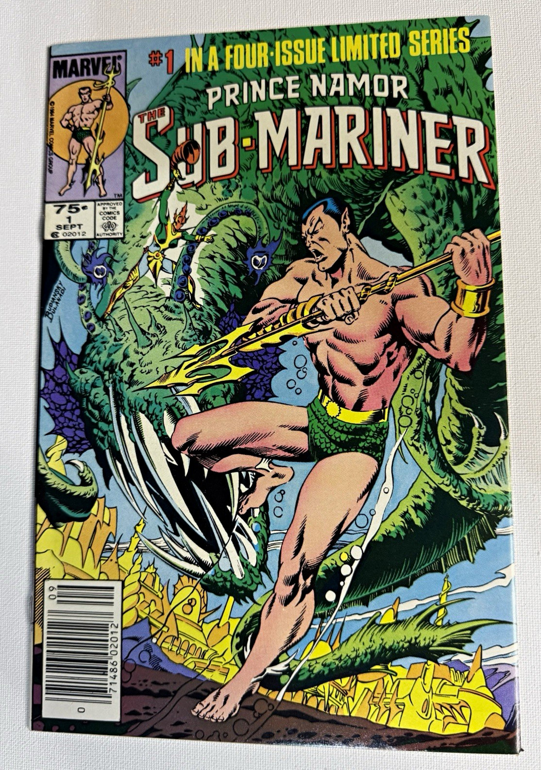 Marvel Comics Prince Namor the Sub-Mariner #1-4 (1984) Limited Series Lot Marvel Comics Prince Namor the Sub-Mariner #1-4 (1984) Limited Series Lot