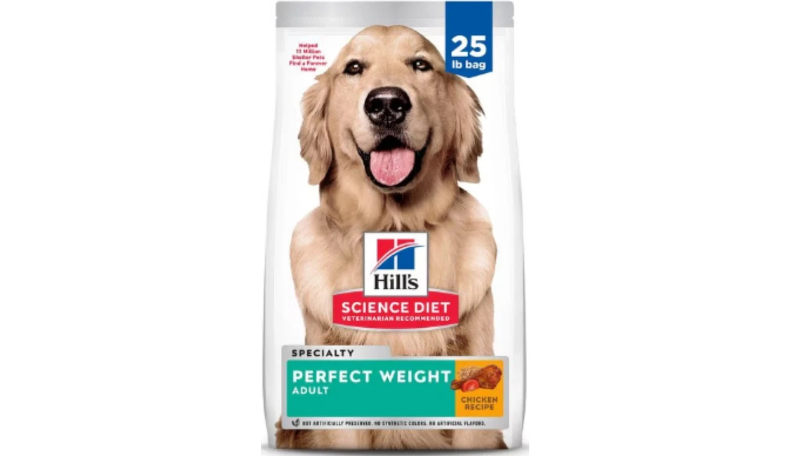 Hill\'S Science Diet Adult Perfect Weight Chicken Recipe Dry Dog Food,25LB