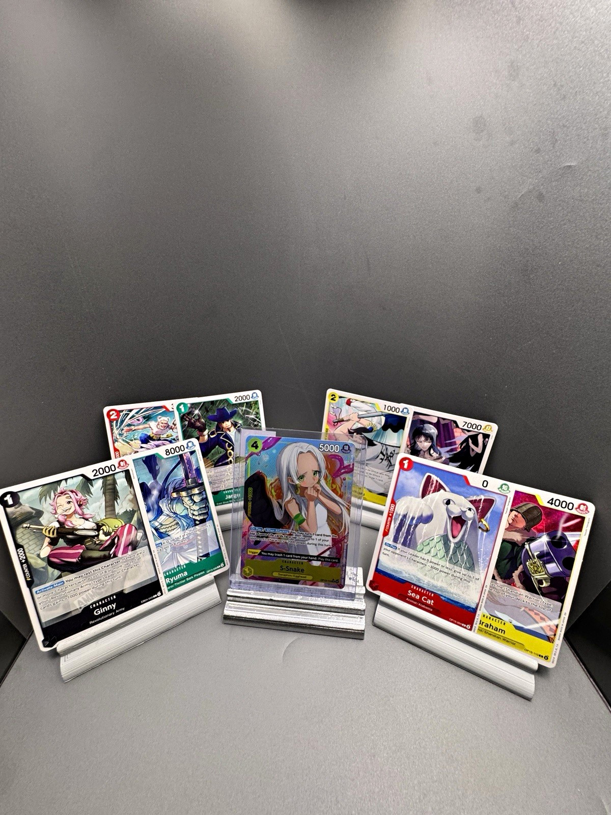 Bandai One Piece Card Game English 9 Card Lot Ginny Ryuma S-Snake Sea Cat Bandai One Piece Card Game English 9 Card Lot Ginny Ryuma S-Snake Sea Cat
