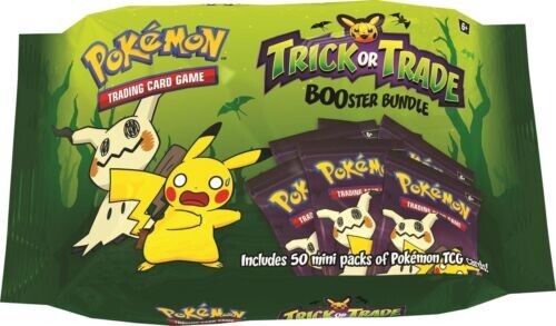 POKEMON TCG TRICK OR TRADE 2023 BUNDLE LOT 5X PACKS OUT OF PRODUCTION
