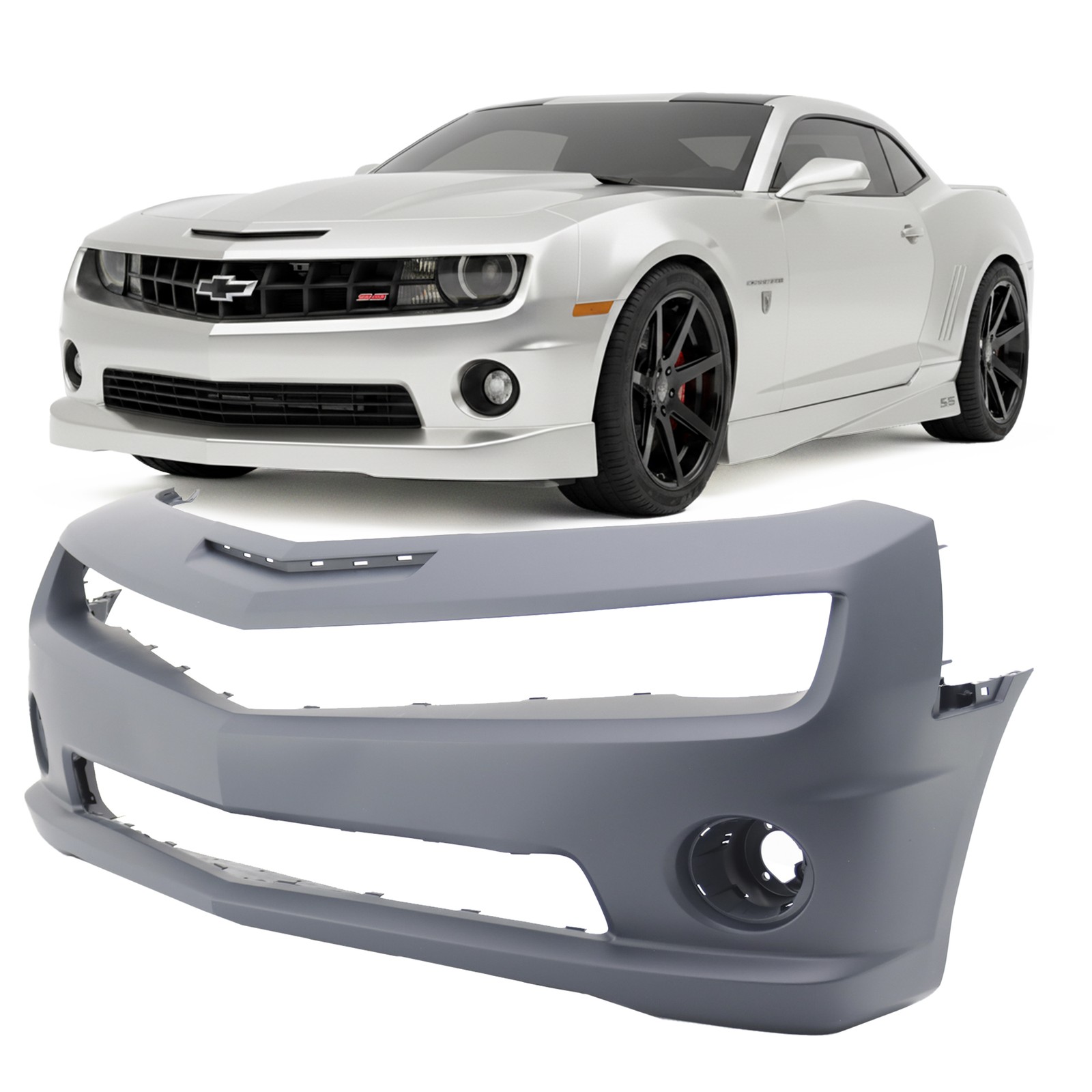 2010-2013 Chevrolet Camaro SS Primed Front Bumper Cover GM1000905 92236547