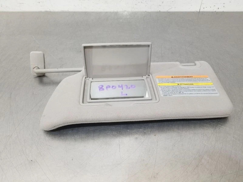 2013-2021 Nissan Frontier Gray LH Driver Sun Visor w/o Illumination OEM/WARRANTY