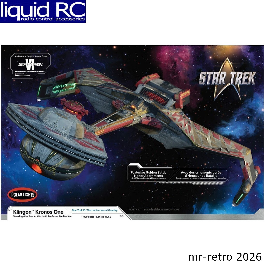 Polar Lights 997M 1:350 Star Trek 6: Undiscovered Klingon Kronos One Plastic