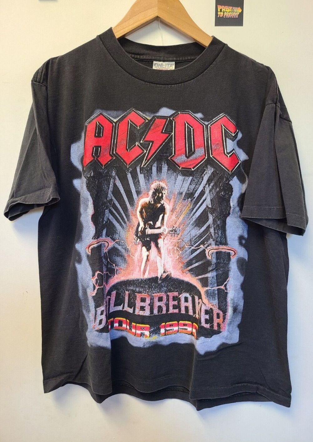Vtg 1988 ACDC Heat Seeker Tour T-shirt 1980s Concert Band Tee S-5XL NH27598