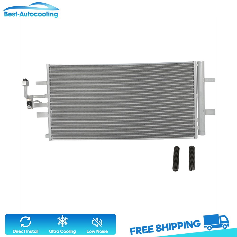 For 2021 2022-2023 Ford Bronco 2.3L 2.7L New Aluminum A/C MB3Z19712A Condenser