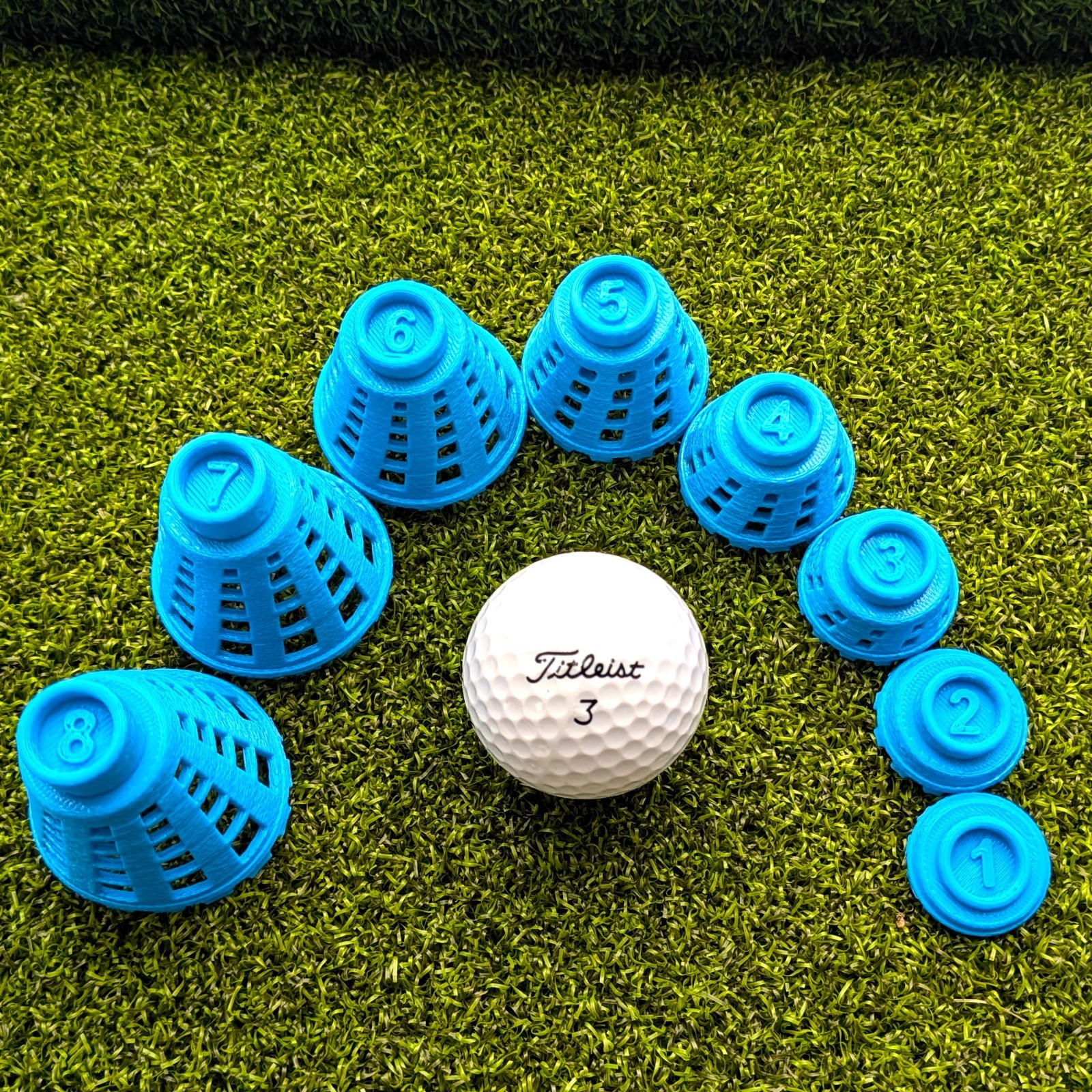 Golf Tees - For Indoor Simulators and Outdoor Golfing - Blue